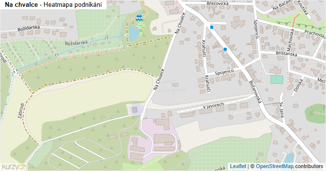 Na chvalce - mapa podnikání