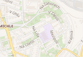Na dílech v obci Praha - mapa ulice