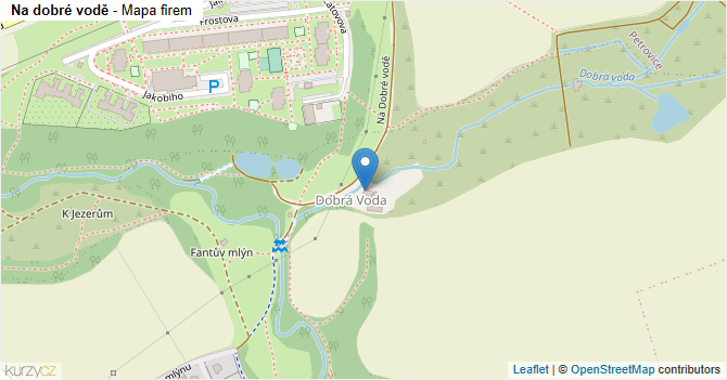 Na dobré vodě - mapa firem