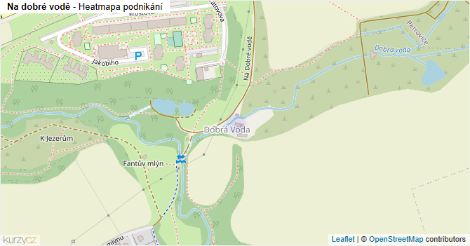 Na dobré vodě - mapa podnikání
