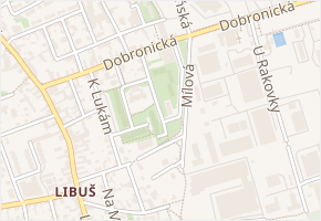 Na domovině v obci Praha 3 - mapa ulice