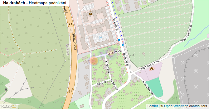 Na drahách - mapa podnikání