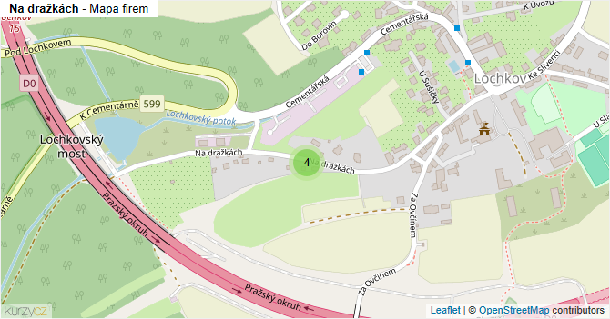 Na dražkách - mapa firem