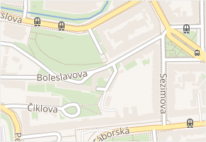 Na Fidlovačce v obci Praha 3 - mapa ulice