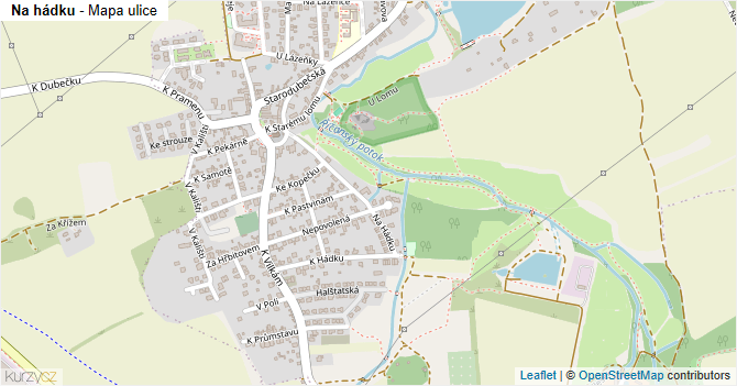 Na hádku - mapa ulice