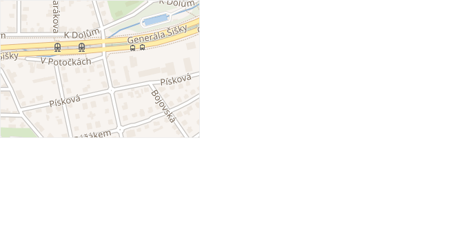 Na Havránce v obci Praha 10 - mapa ulice