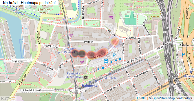 Na hrázi - mapa podnikání