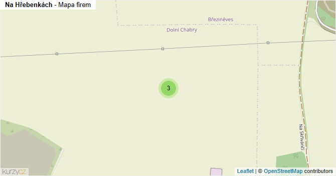 Na Hřebenkách - mapa firem