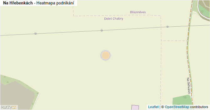 Na Hřebenkách - mapa podnikání