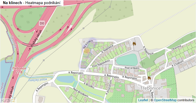 Na klínech - mapa podnikání