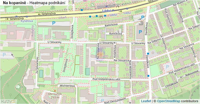Na kopanině - mapa podnikání