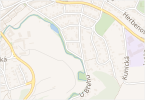 Na Kozinci v obci Praha 15 - mapa ulice