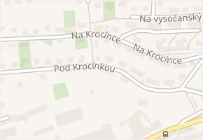 Na Krocínce v obci Praha - mapa ulice