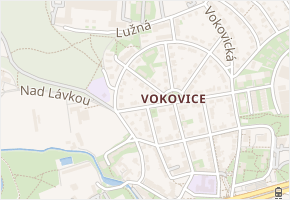 Na loukoti v obci Praha - mapa ulice