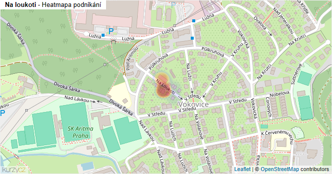 Na loukoti - mapa podnikání