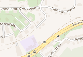 Na loužku v obci Praha 2 - mapa ulice