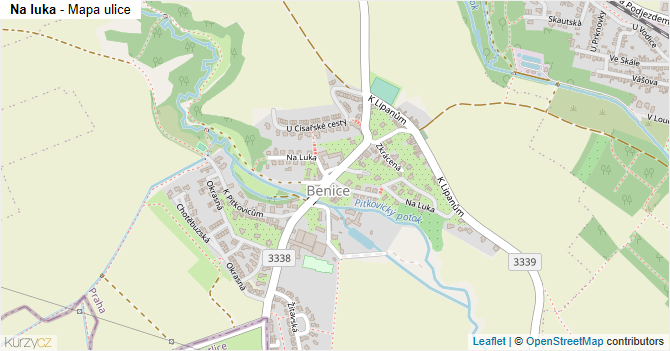 Na luka - mapa ulice
