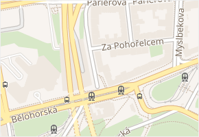 Na Malovance v obci Praha 11 - mapa ulice