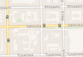 Na Maninách v obci Praha 2 - mapa ulice