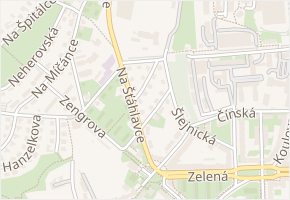 Na Markvartce v obci Praha 3 - mapa ulice