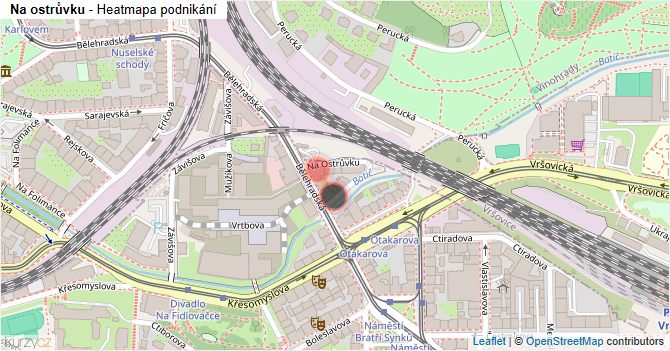 Na ostrůvku - mapa podnikání
