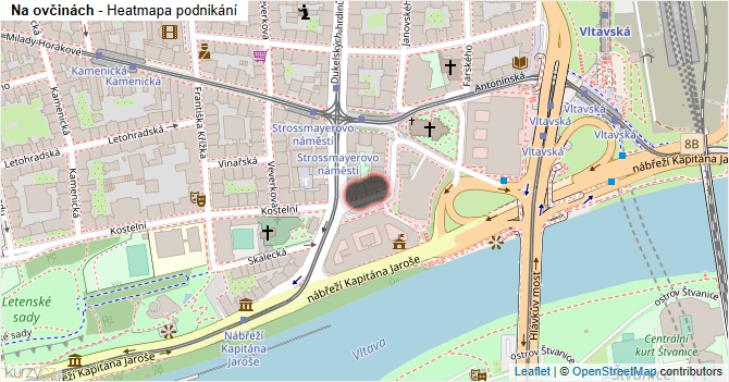 Na ovčinách - mapa podnikání
