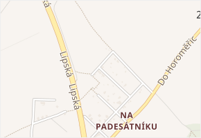 Na Padesátníku IV v obci Praha - mapa ulice