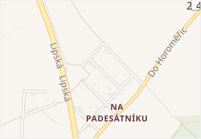 Na Padesátníku V v obci Praha - mapa ulice