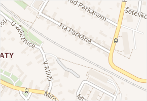 Na Parkáně v obci Praha - mapa ulice
