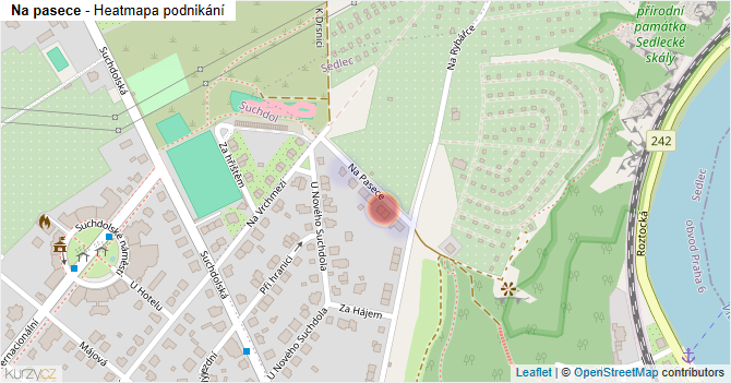 Na pasece - mapa podnikání