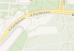 Na Pazderce v obci Praha - mapa ulice
