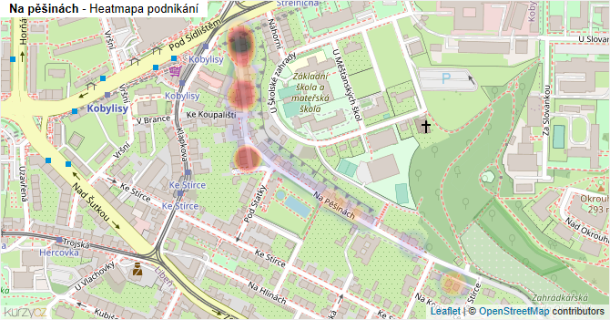 Na pěšinách - mapa podnikání