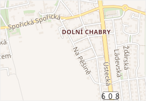 Na pěšině v obci Praha 4 - mapa ulice