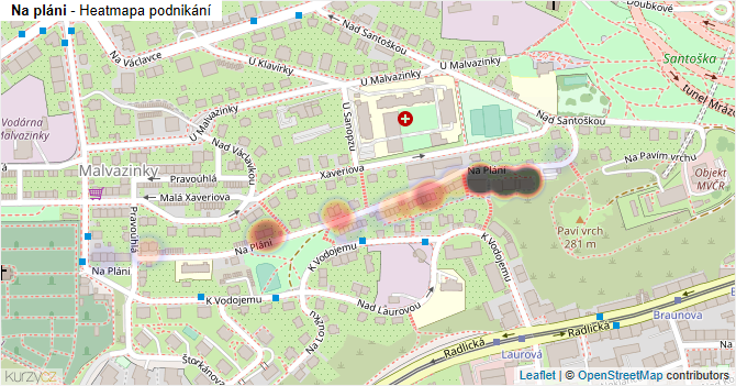 Na pláni - mapa podnikání