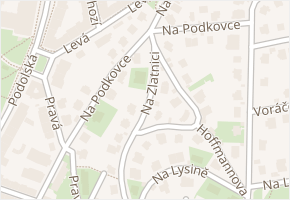 Na Podkovce v obci Praha - mapa ulice