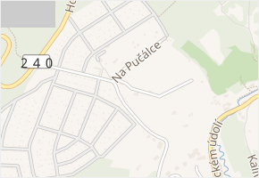 Na Pučálce v obci Praha - mapa ulice