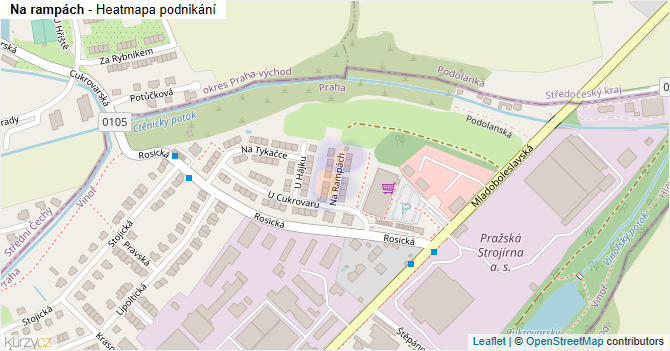 Na rampách - mapa podnikání