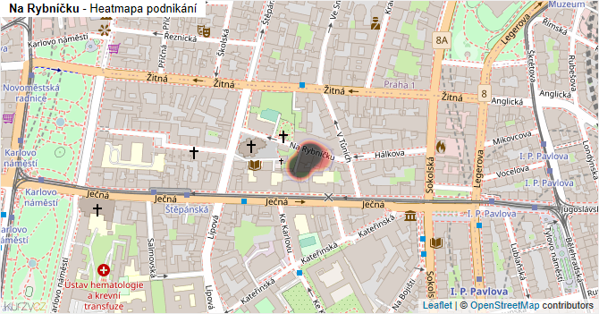 Na Rybníčku - mapa podnikání
