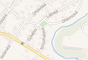Na rynku v obci Praha - mapa ulice