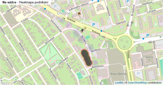 Na sádce - mapa podnikání