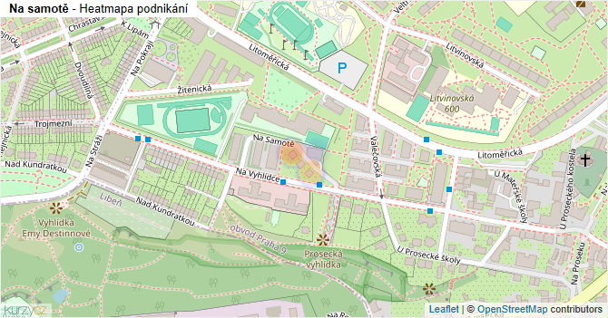Na samotě - mapa podnikání