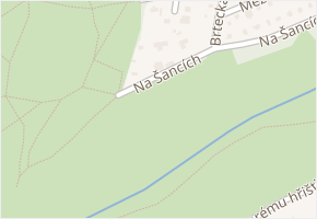Na Šancích v obci Praha - mapa ulice