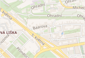 Na schodech v obci Praha - mapa ulice
