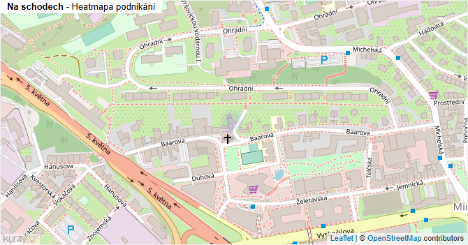 Na schodech - mapa podnikání