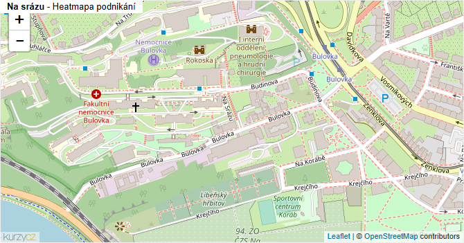 Na srázu - mapa podnikání