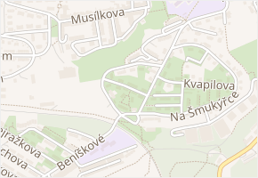Na Stárce v obci Praha 1 - mapa ulice