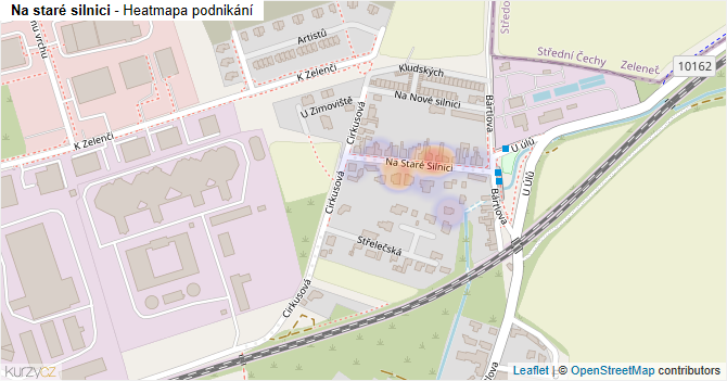 Na staré silnici - mapa podnikání