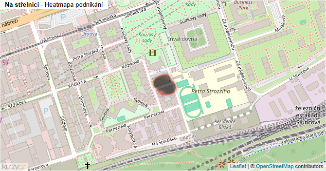 Na střelnici - mapa podnikání