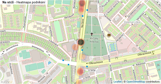 Na strži - mapa podnikání