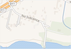 Na svěcence v obci Praha - mapa ulice